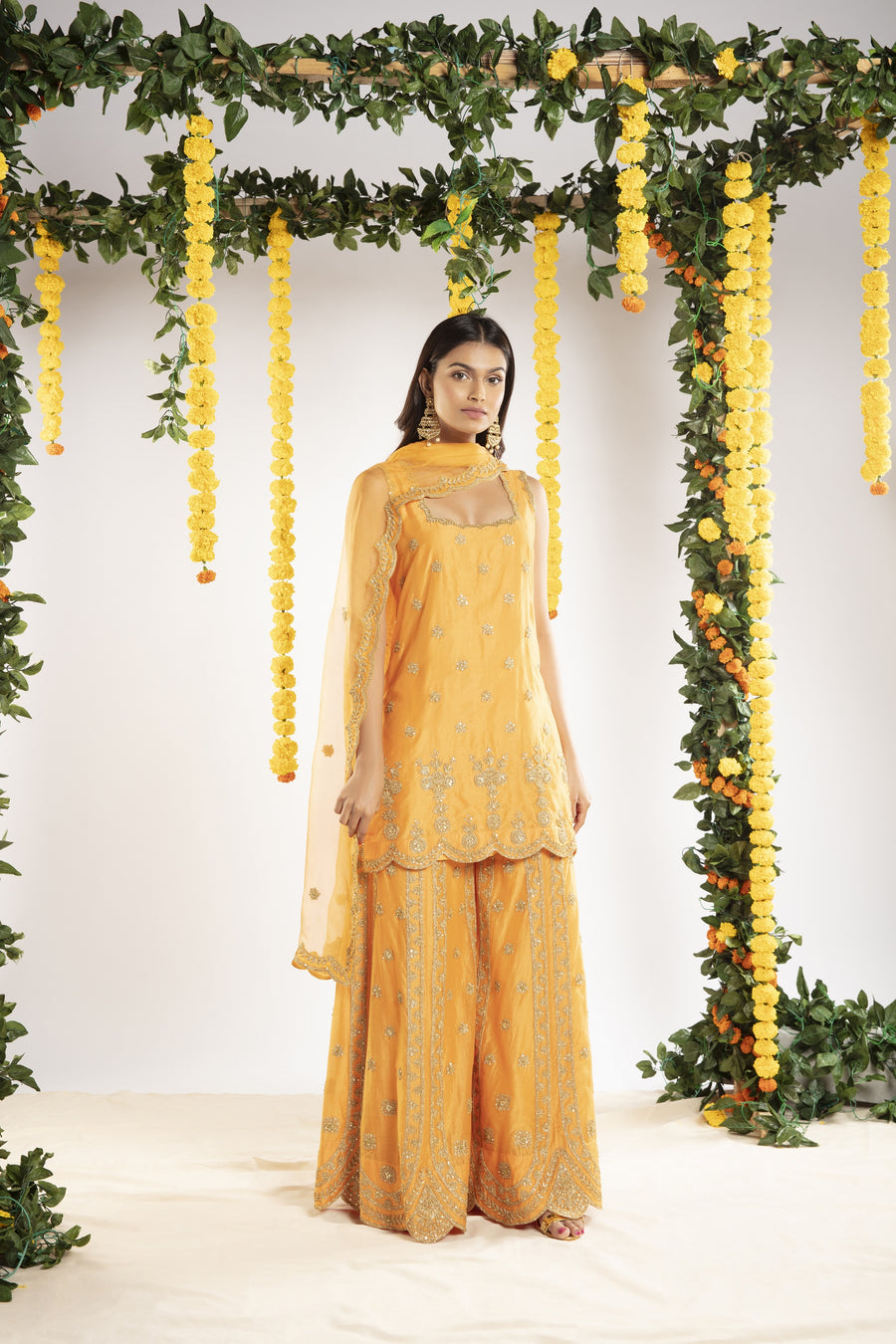 Marigold Kurta Set