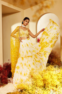 Priya Tie Dye Lehenga Set