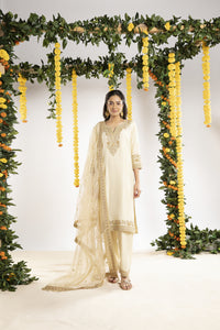 Sitara Kurta Set – Cannoli Cream