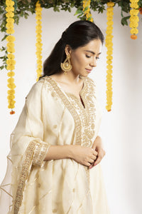Sitara Kurta Set – Cannoli Cream