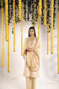 Siya Kurta Set – Almond