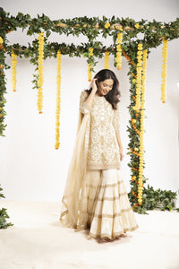 Vanshika Kurta Set – Cannoli Cream