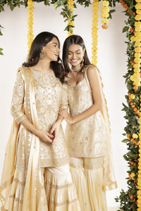 Vanshika Kurta Set – Cannoli Cream