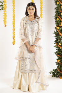 Zoya Kurta Set – Cannoli Cream