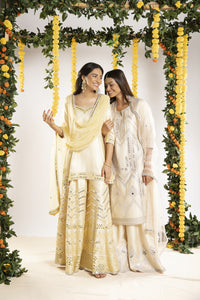 Zoya Kurta Set – Cannoli Cream